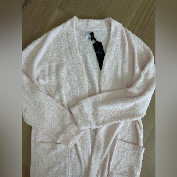 NWT Kuwalla Tee Plush Cardigan Pearl White Lounge Sweater – Size Medium - Picture 4 of 8
